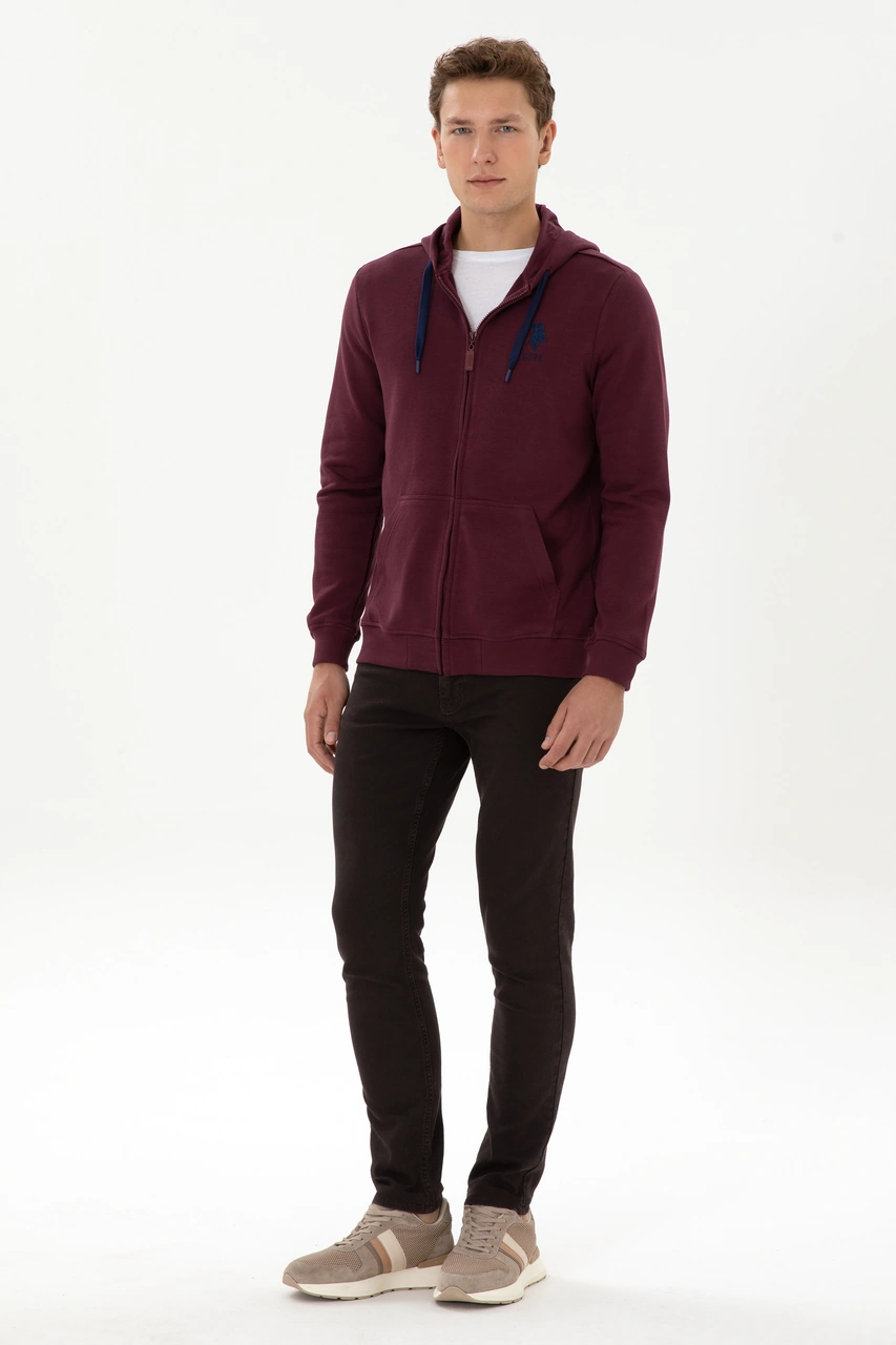 U.s. Polo Assn. Erkek Plum Hırka Örme 50307765-vr177 New Plum