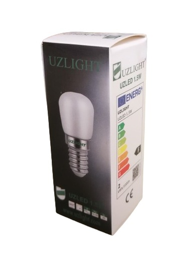 Uzlight Uzled 1,5w Led Ampul E14 3000k Buzdolabı Ampulü