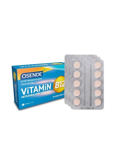 Osende Metilkobalamin B12 30 Tablet