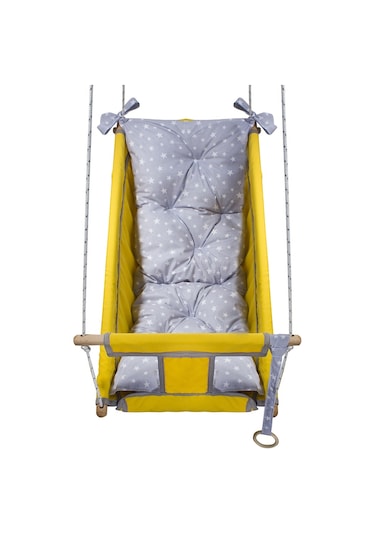 Bundera Kids Bebek Uyku Salıncağı Ahşap Hamak Beşik Salıncak