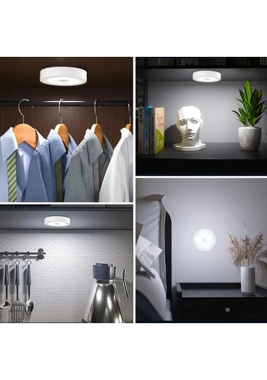 Willowhaven 6'lı Paket Usb Şarj Edilebilir Hareket Sensörlü Beyaz Işık Led Duş Ve Bahçe Aydınlatma