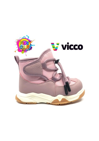 Vicco Bull Phylon Kauçuk Taban Ortopedik Çocuk Kar Botu Pudra