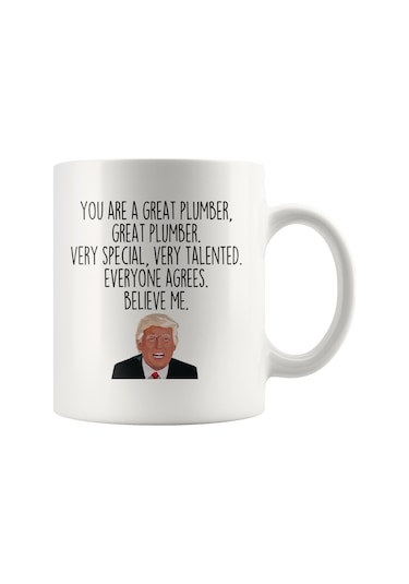 Komik Tesisatçı Hediyesi, Tesisatçı Bardağı, Tesisatçıya Hediye, Kahve Bardağı İngilizce Kupa