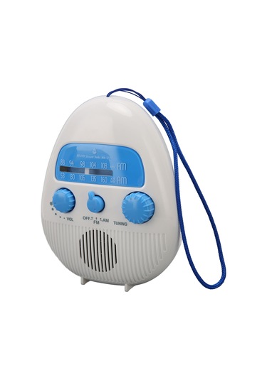 Xindoker Banyo Radyosu Su Geçirmez Abs Malzeme Fm/am Alıcısı Yerleşik Hoparlörle Kolay Kontrol Pil Dahil Değil Diğer