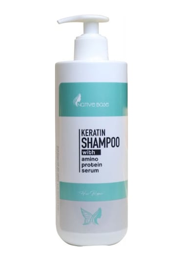 Native Base Aşırı Yıpranmış Saçlar için Keratin Şampuan 500 ML