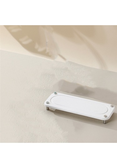 Emici Bardak Altlıkları Diatomit Otel Banyo Bardak Tutucu Beyaz
