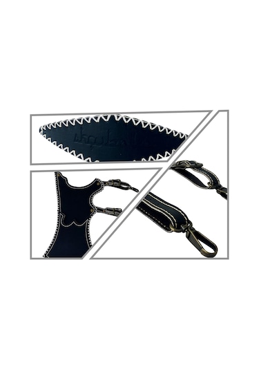 Okçubaba Siyah Tirkeş Geleneksel El Yapımı Osmanlı Okçuluk Tirkeşi