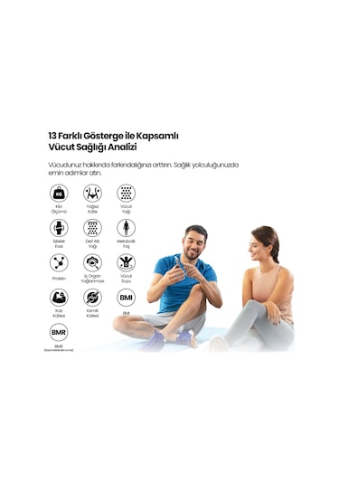 Relux RBS2000 Wellness Akıllı Vücut Analiz Tartısı