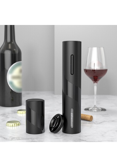 Konesam Elektrikli Bira Açıcı - Kolayca Kapağı Aç, Pratik Ev Kullanıma Uygun, Abs+pc Malzeme, 29mm Şişe Boyutuna Uyumlu Siyah