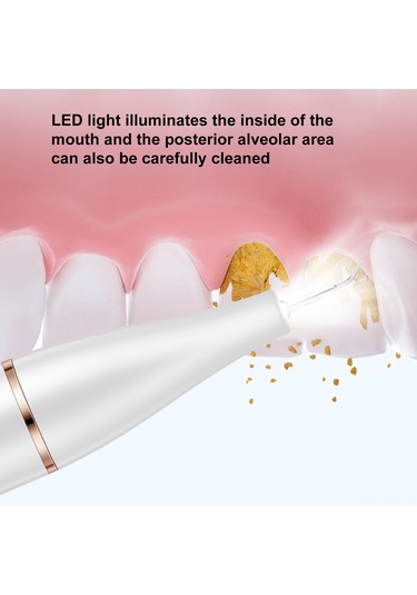 Xindoker G101 Ev Kullanıma Uygun Görünür Ultrasonik Diş Temizleyici - 5 Farklı Mod, Akıllı Diş Bakımı, Plak Ve Taş Kaldırıcı