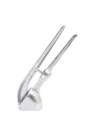 1 Adet Paslanmaz Çelik Sarımsak Presi Mutfak Aksesuarları Pişirme Zencefil Kıyma Makinesi Kırıcı Sıkma Ezici Araçları Gümüş