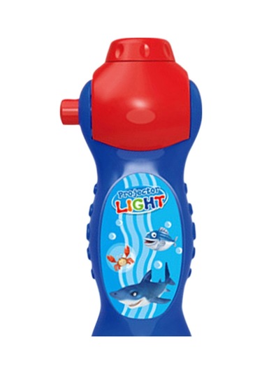 Dolıty Çocuklar Hayvan Desen Meşale Projektör El Feneri Yatma Mavi