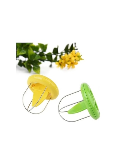 Trendooze Kivi Mango Papaya Ananas Manuel Dilimleyici Ergonomik Sarı Saplı Soyucu 1 Adet Gaojunshop01 Yellow Sarı