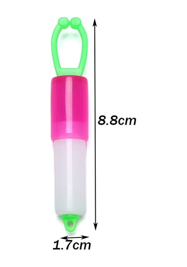 Gece Balıkçılık Olta Aksesuarları Su Geçirmez Işıklı Çubuk Balıkçılık 5 Adet/paket