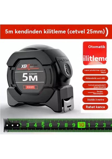 Jian Fan İthal Mezura İle Siyaset Teknolojisi Flüoresan Cetvel 5 M