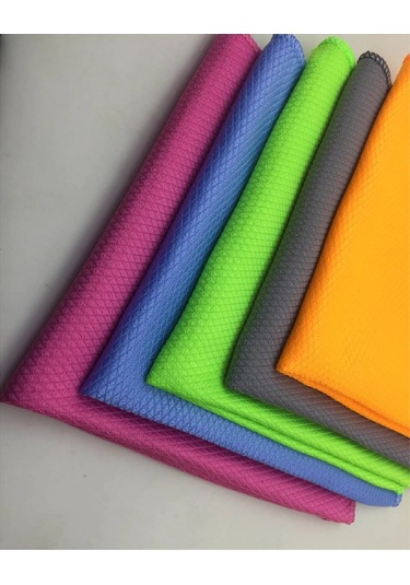 Larimar Mikrofiber Baklava Desenli Cam ve Temizlik Bezi 12'li 40 x 40 CM