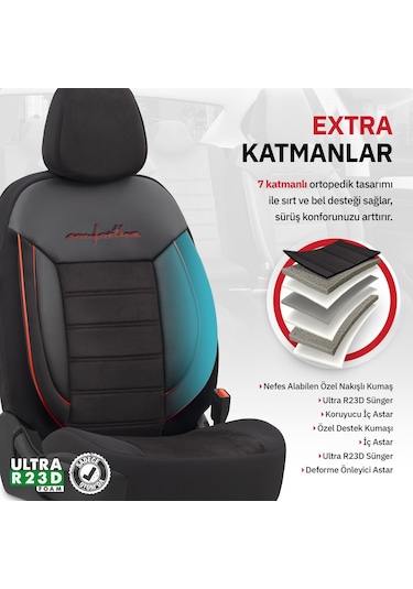 Otom Comfortline Design Premium Oto Koltuk Kılıfı - 550066790