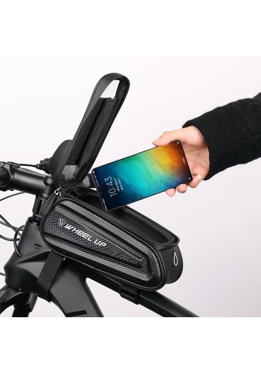 Wheel Up Bisiklet Çantası Su Geçirmez Eyer Çantası Dokunmatik Ekran 7.0 "Kulaklık Delikli Telefon Kılıfı Çok Renkli