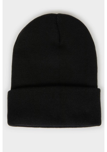 Defacto Kadın Dokuma Etiketli Bere F3163ax25wnbk26 Siyah-bk26