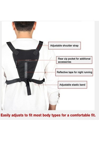 Artfulabode Yeleği Yansıtıcı Su Spor Koşu İçin Göğüs Dikeni Erkekler Çantası Beyaz Alabilir Fp Beyaz