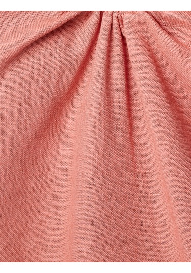 Koton Büzgü Detaylı Boncuklu İnce Askılı Uzun Keten Elbise Koyu Pembe 5sak80065ew Koyu Pembe Koton Büzgü Detaylı Boncuklu İnce Askılı Uzun Keten Elbise Koyu Pembe 5sak80065ew Koyu Pembe