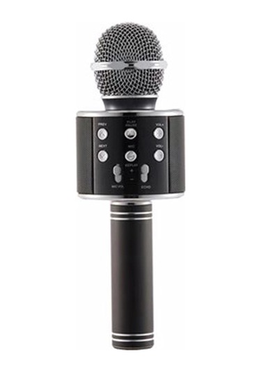 Geeksen Siyah Kablosuz Mikrofon, Bluetooth, Canlı Yayın Ve Karaoke İçin, 1200mah Batarya, 4ω 4w Hoparlör, 150-20khz Frekans Aralığı