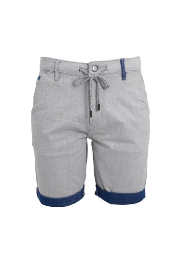 Uki Mavi Comfort Fit Bermuda Şort Mavi