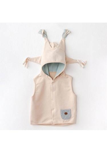 Andywawa Circur Party Bebek Yeleği Ac25008 Bej Beige