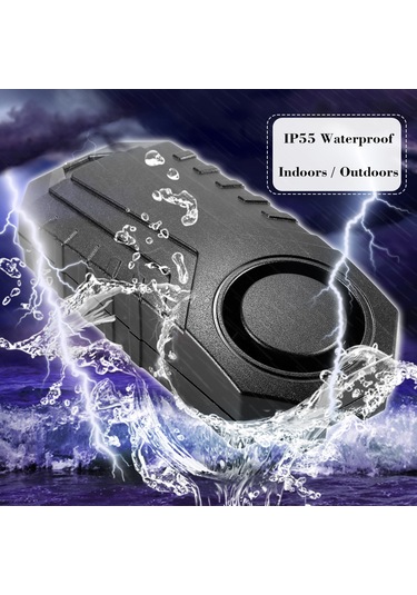 Mufunye Bisiklet/ Elektrikli Üç Tekerlekli Bisiklet/ Kapı/ Pencere Titreşim Alarmı Akıllı Hırsızlık Önleme A