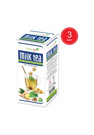 Naturpy Milk Tea Emziren Anneler İçin Bitkisel Küp Çay 3 x 250 G