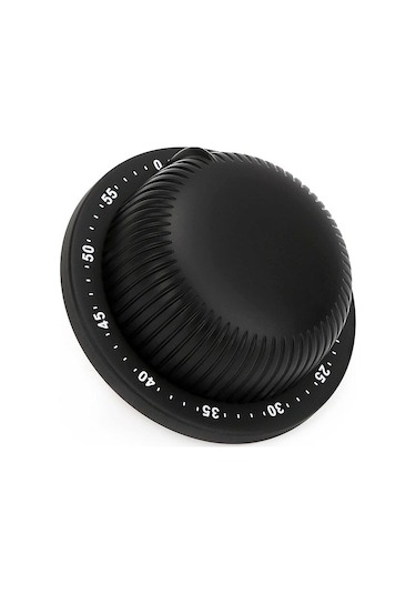 Çelik Mekanik Siyah Mutfak Zamanlayıcı Timer Çalar Saat Thr374sy