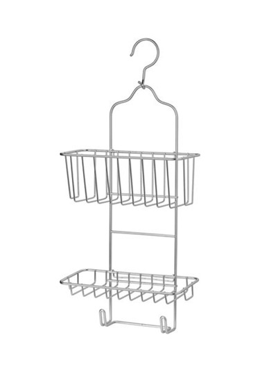 Duş Sepeti 2Li Ikea Meridyendukkan Çinko Kaplama 24X53 Cm Çelik, Çok Renkli