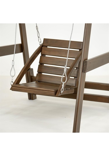 Vendy Çocuk Salıncak Dış Mekan Bahçe, Teras Salıncağı - Ladin Ahşap Krem