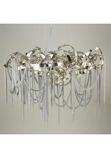 Vitale Knot Silver Avize 80x65 Cm Ay.vtpl-0137 Beyaz