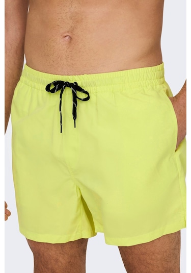 Only & Sons Erkek Onsted Deniz Şortu 22021832 Limon Narçiçeği