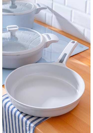 Acar Ultimate Pro 5 Parça Döküm Tencere Seti Bsc-06781 Beyaz