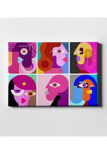 Modern Sanat Kanvas Tablo 50 X 70 Cm. 6