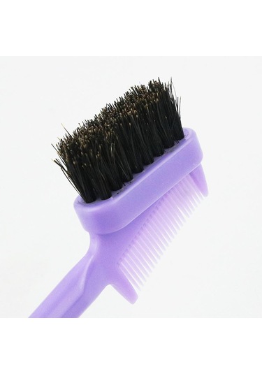 Suntek Kaş Kirpik Tarağı Fırçası Güzellik Makyaj Saç Kenar Mor