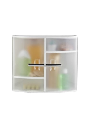 Primanova 084 Banyo ve Ecza Dolabı Naturel Kapaklı