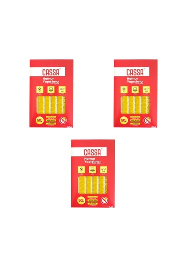 Cassa Tack-ıt Hamur Yapıştırıcı 50 Gr Sarı 066 3 Adet