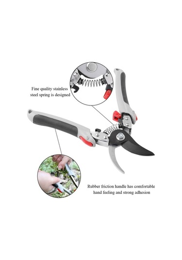 Pazly 2'si 1 Arada Saplı Çekilebilir Bahçe Makası - Manuel Budama Ve Ağaç Kesici