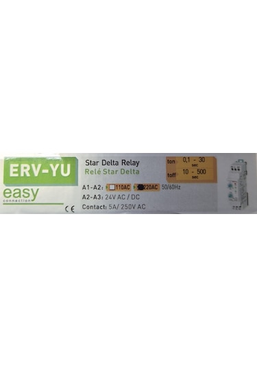 Erv-yu Yıldız Üçgen Rölesi