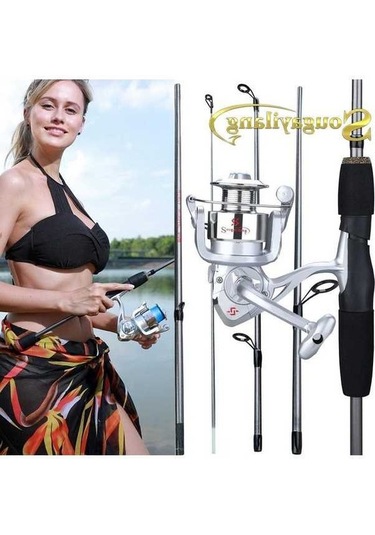 Pazly Tatlı Su Tuzlu Su Olta Kiti - 6+1bb Makaralar - 5.4ft Seyahat Oltası & Reel 3000 5.4ft Rod&reel 3000