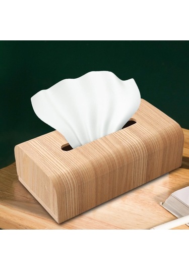 Pazly Tutucu Suntek Mendil Kutusu Kutu Kahverengi Için Dairesi Banyo Ahşap Ab Kahverengi