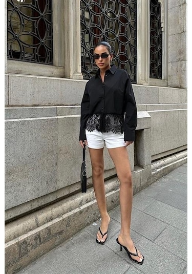 Andrea Dantel Detay Gömlek 3385-08 Si Yah