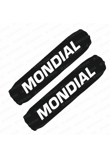 Mondial Baskılı Amortisör Çorabı Kılıfı Beyaz