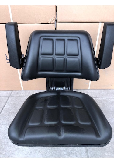 Pilot Traktör Koltuk Kollu Et62 Traktör Koltuğu Pilot Siyah Renk