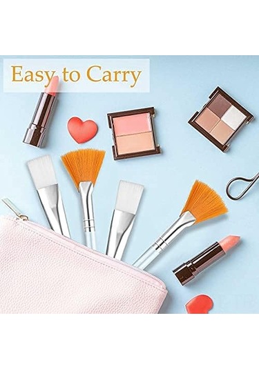 Youtek 20'li Profesyonel Fırça Seti - 8 Yelpaze Ve 12 Düz Uçlu Makyaj Fırçası