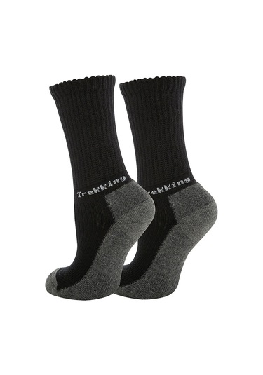 Thermoform Trekking Çocuk Çorap Siyah Renkli