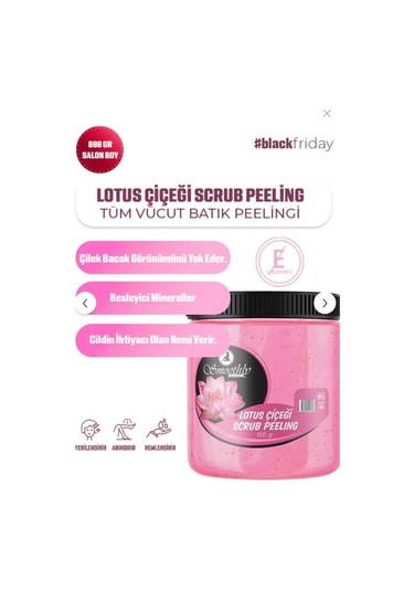 Smoothly Lotus Çiçeği Özlü Canlandırıcı & Yumuşatıcı El Ayak Ve Vücut Bakım Peelingi 800gr